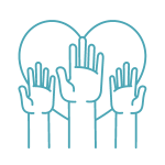 hands and heart icon